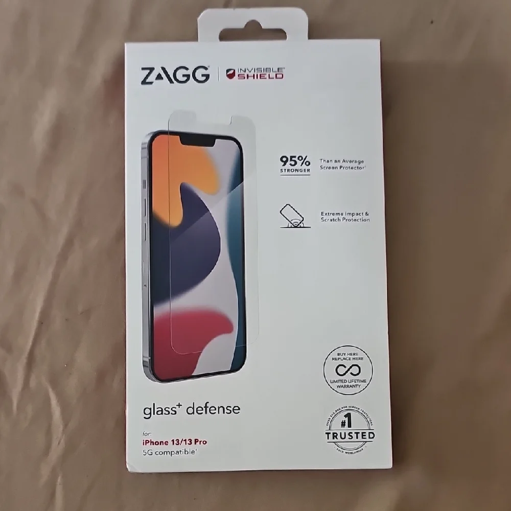 ZAGG InvisibleShield Glass+ Screen Protector for iPhone 13/13 Pro - Clear